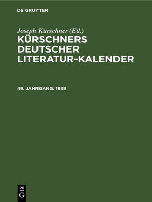 cover image of 1939
